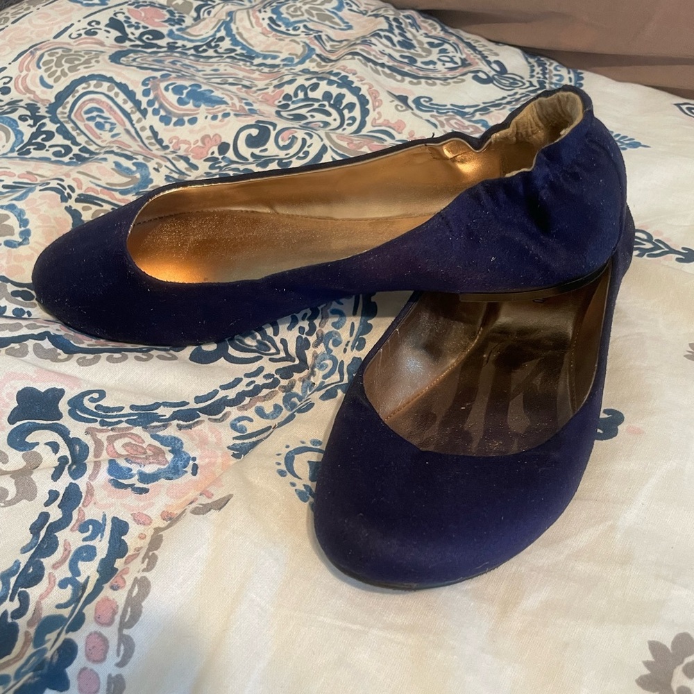 Mission supply navy blue flats